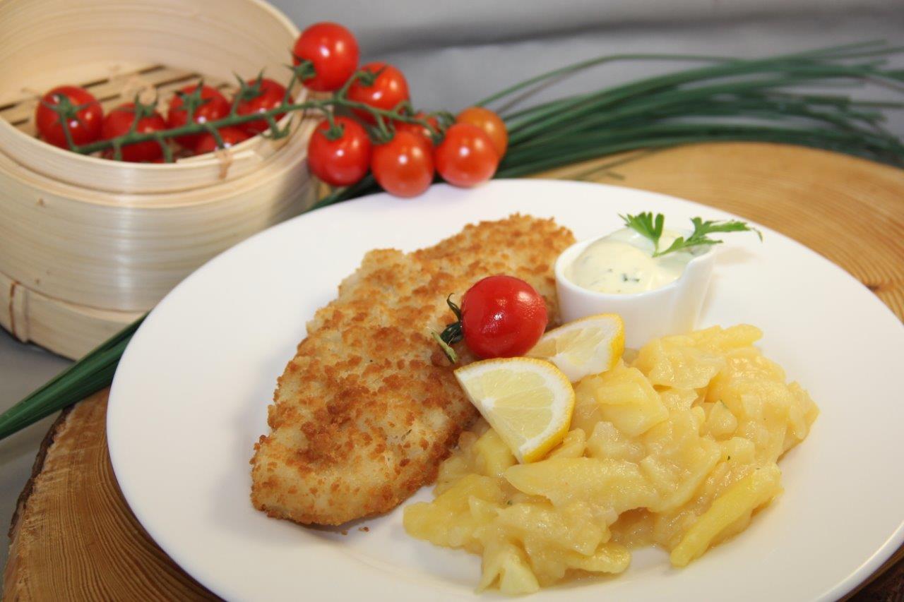 Gebackenes Fischfilet 